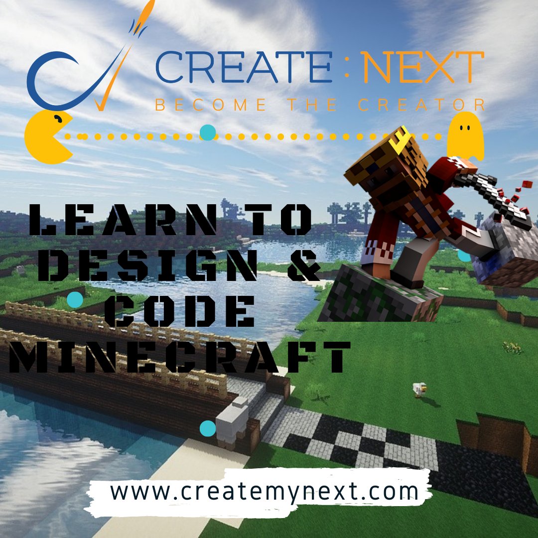 createmynext's tweet photo. Learn to design and code MINECRAFT. 

check our courses at https://t.co/nPRKuCgSja
.
.
.
.
#development #computer  #daysofcode #robotics #coderlife #design #developerlife #ai #webdev #learntocode #codingkids #createmynext https://t.co/T8vwPKIWY1