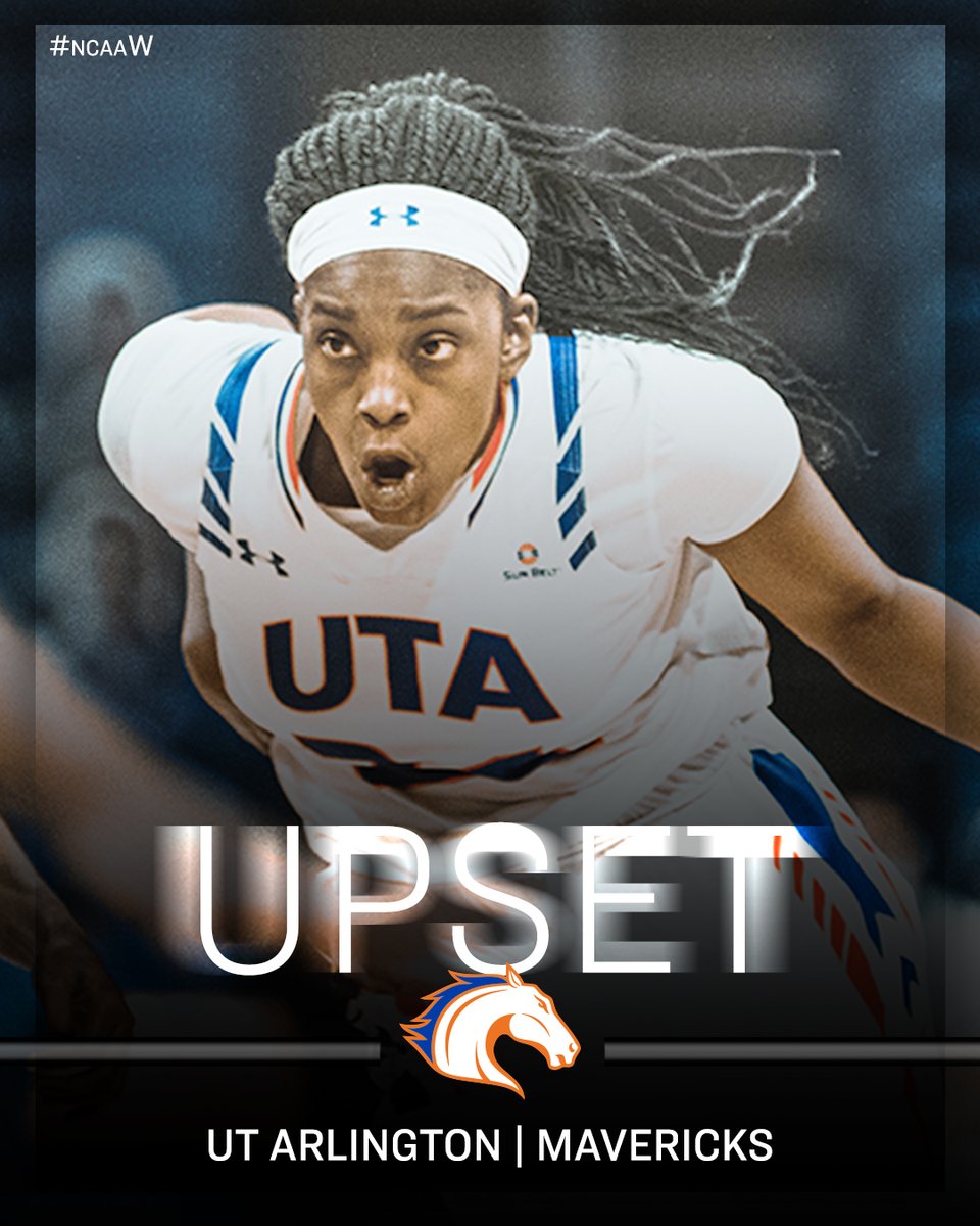 MarchMadnessWBB's tweet photo. The Lady Mavs complete the Ranked UPSET! 

@UTAMavsWBB defeat No.13 South Florida, 61-56.

#ncaaW https://t.co/fNsD9VX3XS
