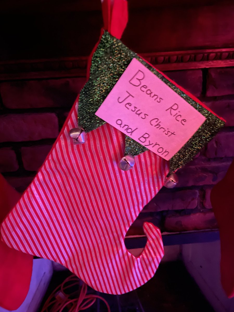 Happy holidays to beans, rice, Jesus Christ, and Byron