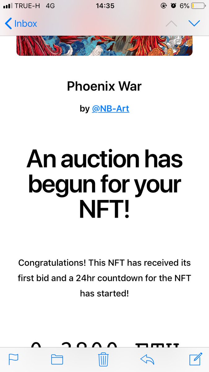 Kuroiryu88's tweet photo. This art piece has received its first bid and a 5 hr countdown!  
#NFTs 
#NFTs #NFT #NFTCommunity #nftart #NFTartist #nftcolletor #nftcollectors 

join bid -> https://t.co/XnjMUAuXlE https://t.co/xySeT6jL7O