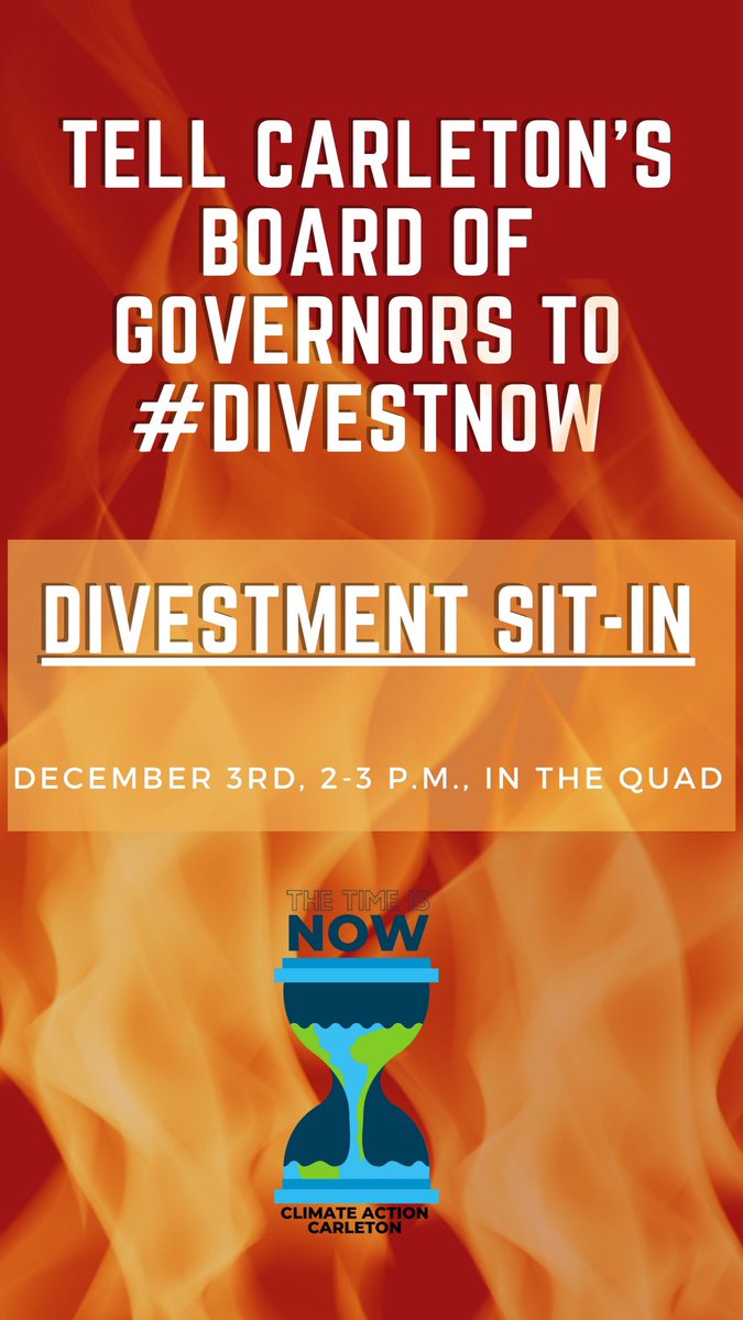Join us tomorrow at 2 p.m. #DivestNow
