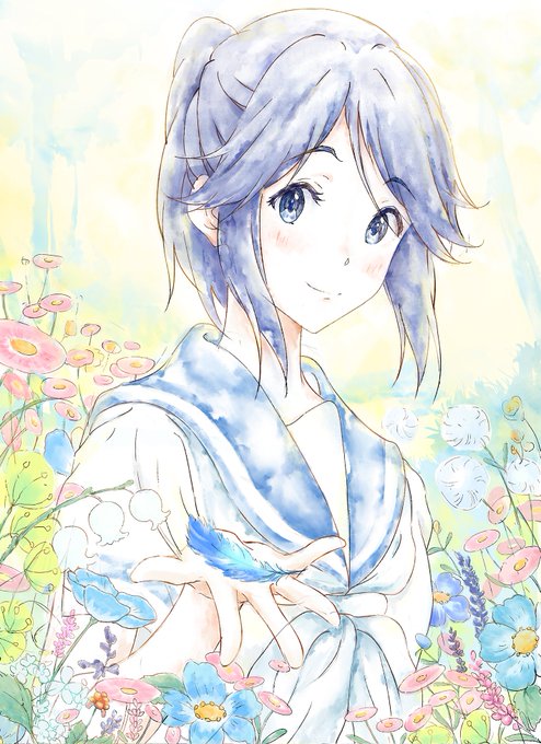 最近のnzmzイラスト、気に入っていただけましたか🥰#リズと青い鳥 #響けユーフォニアム ＃nzmz 