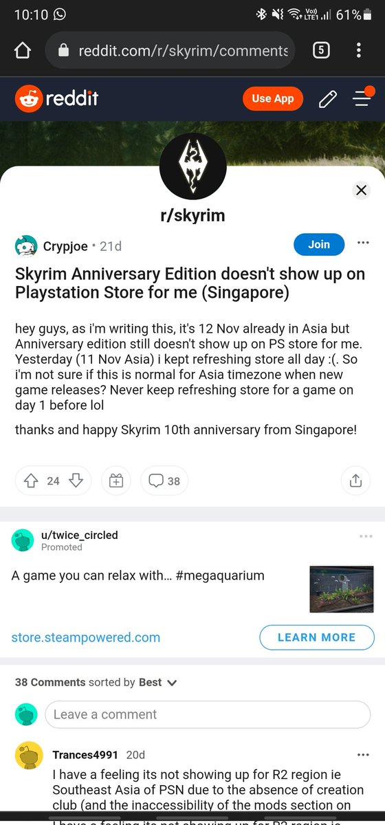 kenhou94's tweet photo. @bethesda we can't buy your anniversary edition in Asia lols whyyyy!?! https://t.co/KK6oA91rDp