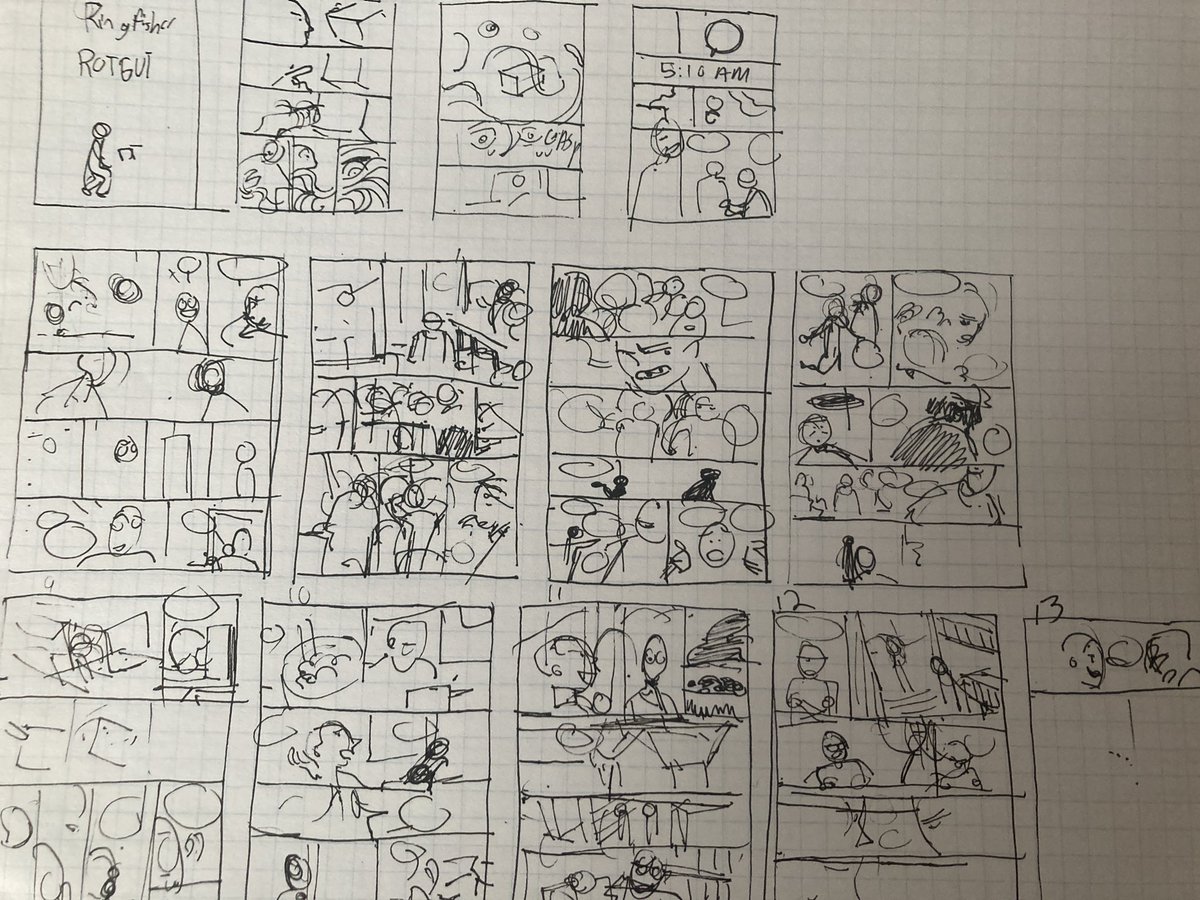 "Rowan, your a professional comic artist, your thumbnails must reflect that!"
… well…