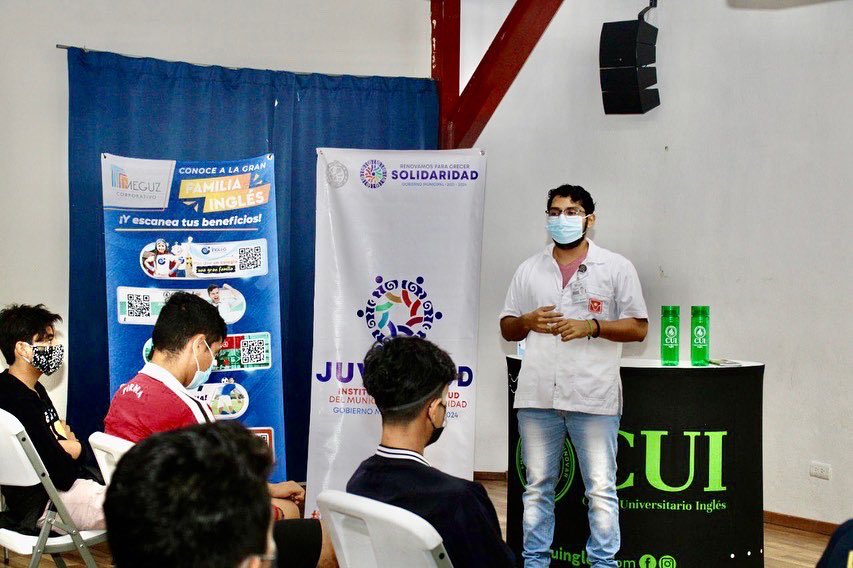 INJUVESOL's tweet photo. Llevamos a cabo la conferencia “Prevención de alcoholismo”  impartida por el Psicólogo Christopher Cauich a los jugadores del equipo Atlas Ejido Playa del Carmen, con el fin de concientizarlos sobre los riesgos del consumo de esta sustancia y de sus efectos nocivos en la salud. https://t.co/pdOFqKWroQ
