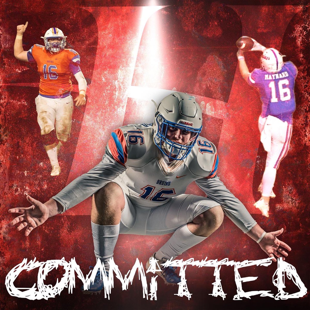 haydenmaynard14's tweet photo. 100% committed ❤️🤍 @HawksFootball  @CoachAdamMann @NwGaFootball @RecruitGeorgia @NW_Bruins https://t.co/KQpcDBrBZE