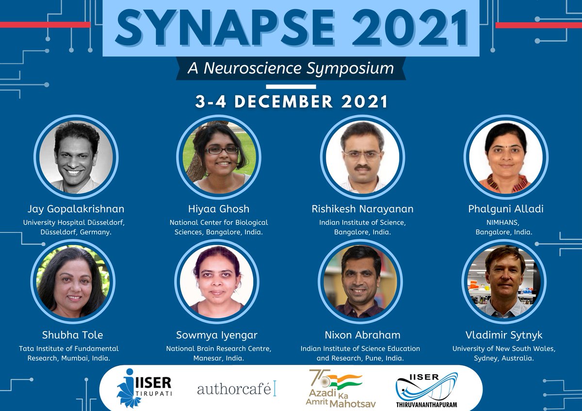 LabVasudha's tweet image. Today is a great morning. We are excited about the second version of Synapse 2021- A neuroscience symposium. Looking forward to excellent talks. youtube.com/c/IISERTirupat… @poonam_thakur6 @IiserTirupati @SambasivanLab