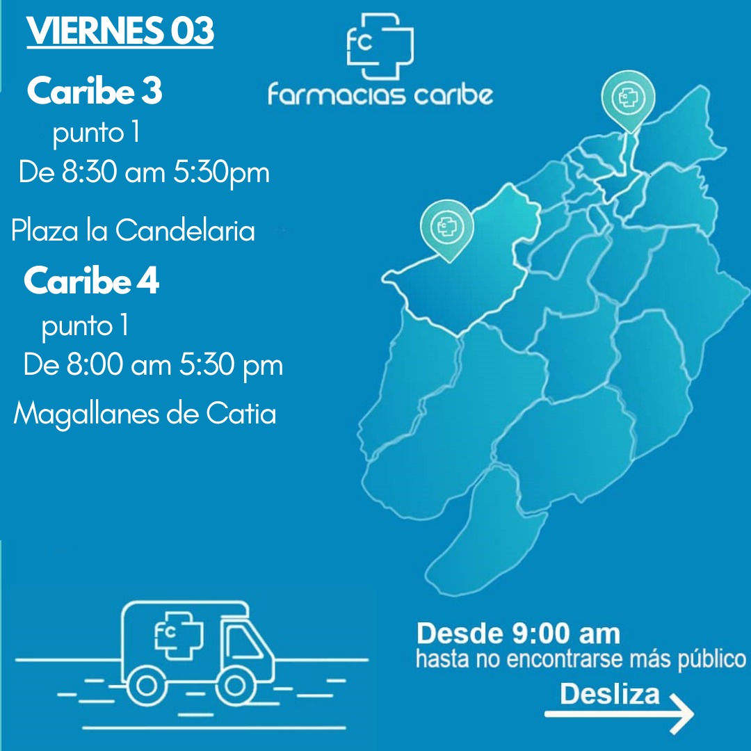 fcaribemovil's tweet photo. Operativo viernes 3

Te esperamos

Medicamentos a bajo costo https://t.co/hc8x55uwf6
