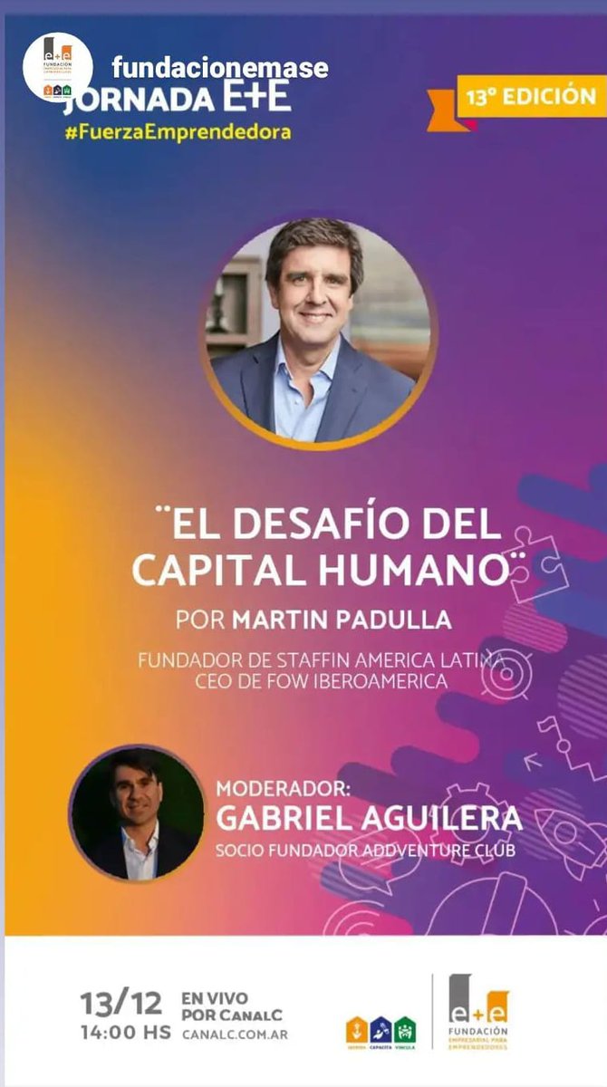Promover al emprendimiento y potenciar emprendedores es apostar a #DiversasFormasDeTrabajo a través de #DiversasFormasDeAprendizaje. Estamos alineados con <a href="/fundacionEmasE/">Fundación E+E</a> y su propósito de capacitar, inspirar y vincular para acelerar proyectos.
#FOWiberoamerica