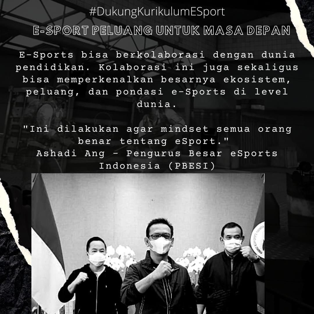 _Joedee's tweet photo. Masuknya e-sport dalam materi kurikulum sekolah harus terintegrasi dengan pendekatan pembelajaran berbasis permainan yang bermanfaat dalam mengasah keterampilan anak untuk menghadapi dunia di era digital.

#DukungKurikulumEsport https://t.co/308LwHceQp