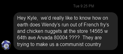 KyleClark's tweet photo. Workers of the world unite; you have nothing to lose but your nuggets.
-Karl Marx, probably https://t.co/8eCg6xfnyi