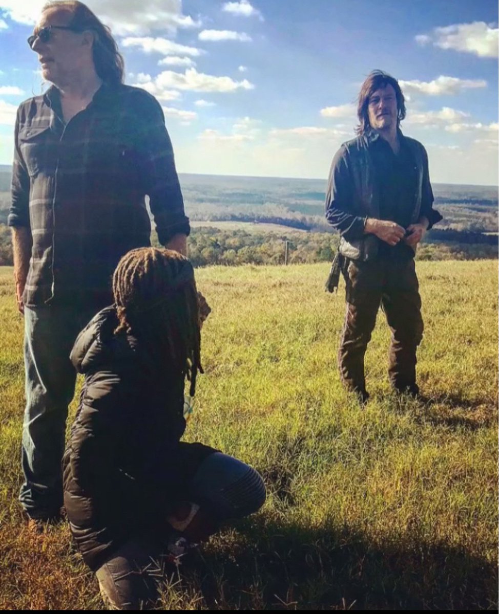 Behind the scene Daryl Dixon 🏹🖤 <a href="/wwwbigbaldhead/">norman reedus</a> Norman Reedus #DarylDixon #NormanReedus #bigbaldhead