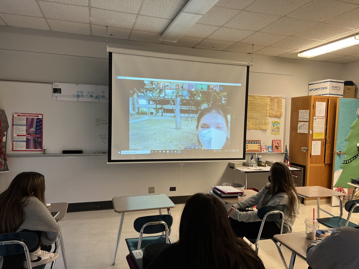 m_drez's tweet photo. We loved getting to connect with @AshleySDGsguia and students today during Mrs. Chimera’s Sociology class at LSHS. The students from 🇭🇳 were incredible. Thanks for the virtual tour and the insightful presentations. A highlight of our school year so far! #edtechLSC #digcitLSC https://t.co/WaYepylX16