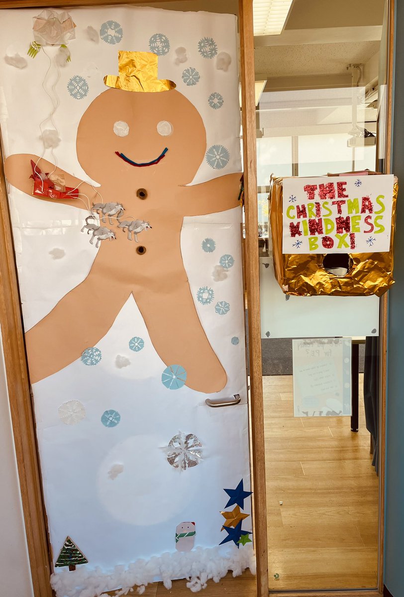We’re getting into the festive mood in Primary for our House Christmas Door competition. #bstdifference