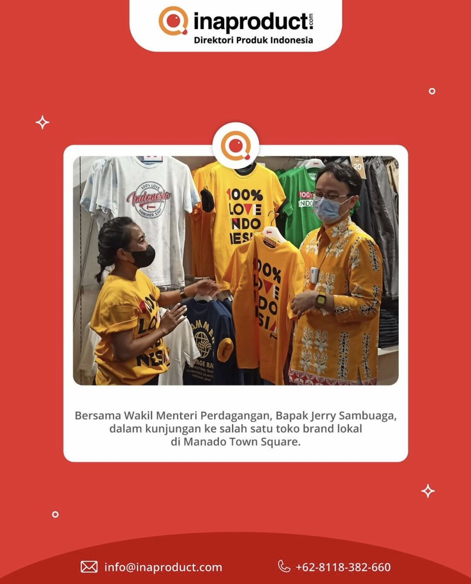 inaproductcom's tweet photo. Bapak Jerry Sambuaga, Wakil Menteri Perdagangan beserta jajaran juga berada di sana untuk membuka serangkaian program yang selaras dengan agenda pemerintah untuk membangkitkan ekonomi nasional. https://t.co/NHVftMy9NT