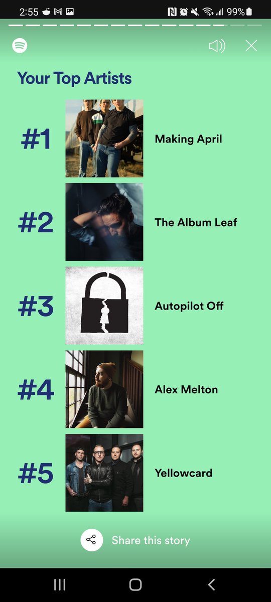 RealDanPearce's tweet photo. My favorite bands are very indicative of my 2021
@makingapril @thealbumleaf #autopilotoff @alexmelton @Yellowcard https://t.co/sMSNAbal9F