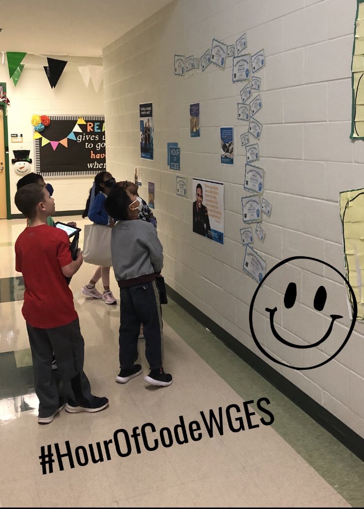 timmyGTI's tweet image. So excited to find their #HourOfCode certificate on the wall! 👏🏽#HourOfCodeWGES @WGESdragons @Carrollisd @hourofcode