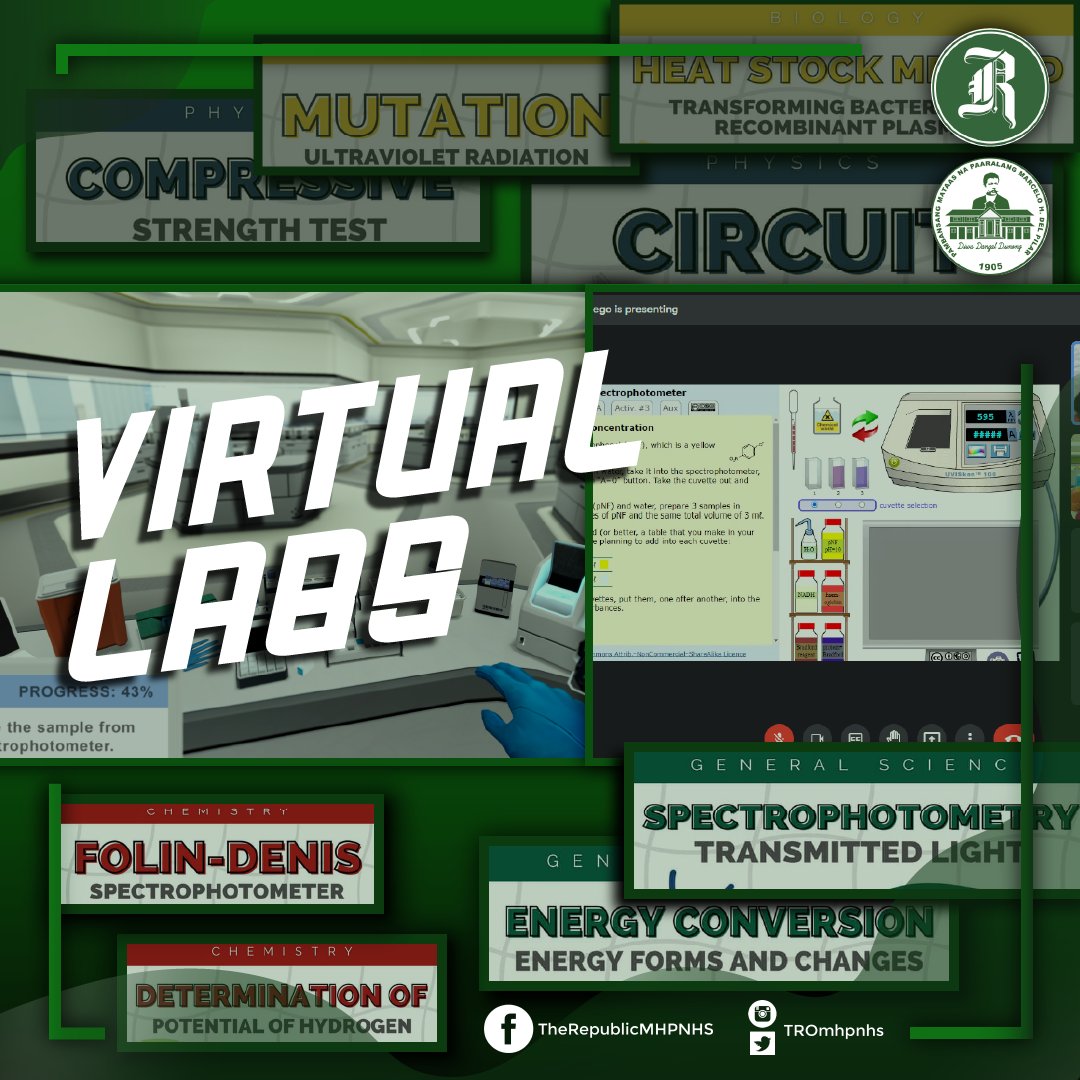 TROmhpnhs's tweet photo. SCIENCE FEATURE

VIRTUAL LABS FOR CONTINUAL GRASPS

Laboratories are essential in conducting scientific experimental investigations to obtain proofs that will support the assumptions and goals of a research study. This helps acquire significant learnings from accurate —

(1/13) https://t.co/4wlHH40qg1