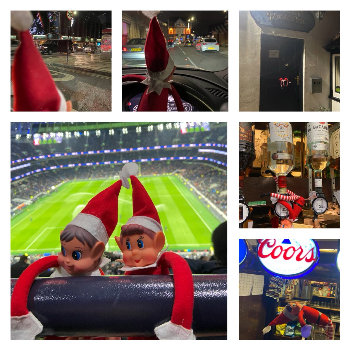 Katie SmirnElf and Lisa ProsecElf had a great night out at <a href="/SpursOfficial/">Tottenham Hotspur</a> v Brentford. They missed last orders but managed to get in for a celebratory drink 🍺