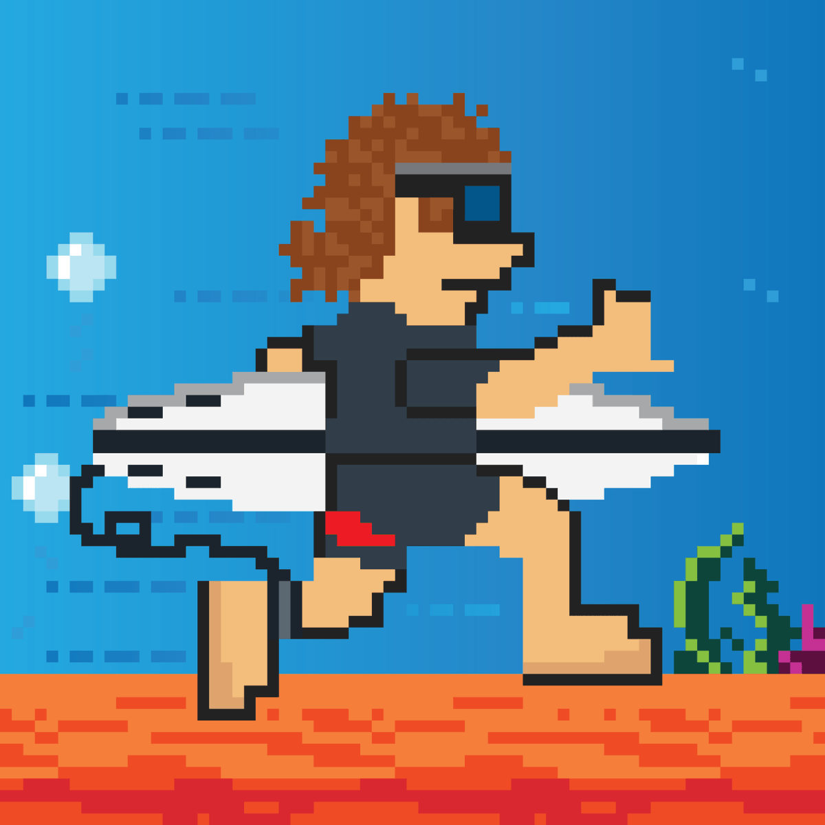 LavaRunners's tweet photo. We heard @TheSurfPunks think they're the hottest #NFT Surfers... But we all know the truth.

@lavarunners #NathanFlorence 1/1 NFT is FIRE! Its ok we'll let the @TheSurfPunks give away free Wave Pool days while we give our Holders real #ALPHA to buy their own wave Pool...

#NFTs https://t.co/CzbgppQRIf