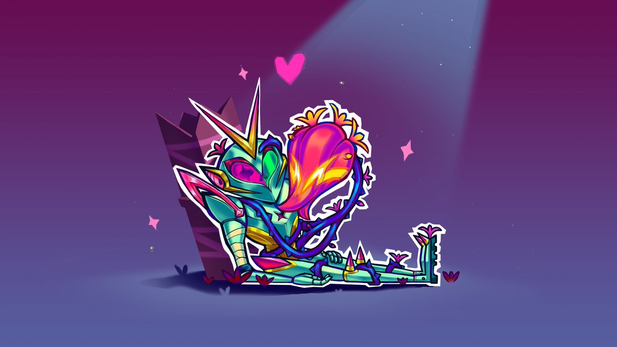 galla_games's tweet photo. This one is also for the @cosmosdex guys. One of it's members told us about how much he cared about this little being, so we decided to do some art for it!

It's name is Conscience. 💜🐍

We hope you like it! :) https://t.co/VHC6q4sGa0