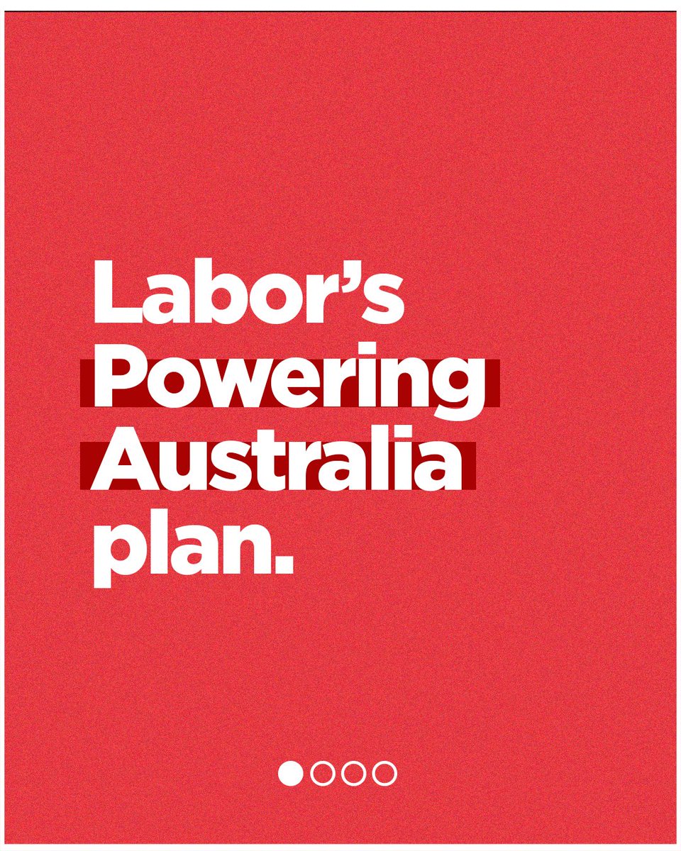 AlboMP's tweet photo. Labor's Powering Australia plan will create jobs, cut power bills and reduce emissions by boosting renewable energy. https://t.co/kHAc8U3NQq