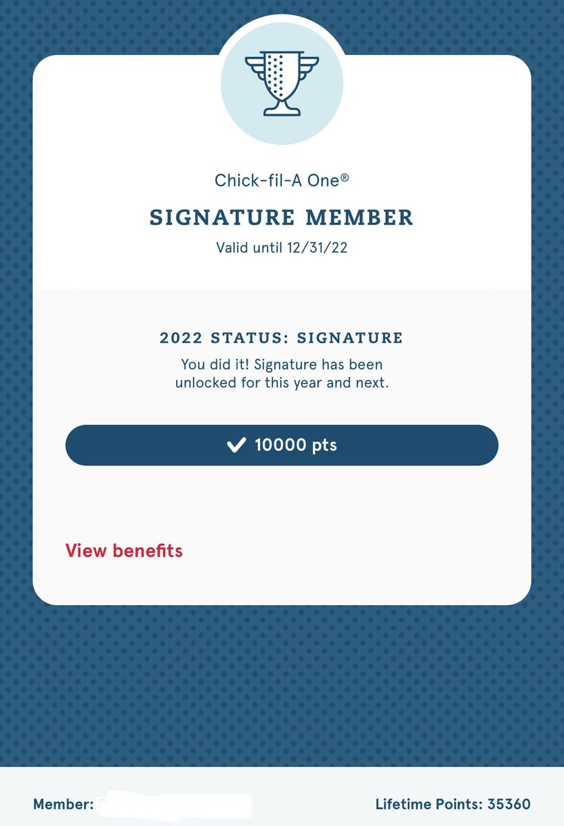 william_hampton's tweet photo. Out your @ChickfilA reward points. I’ll go first: 35,360 https://t.co/SWdcSlSKh8