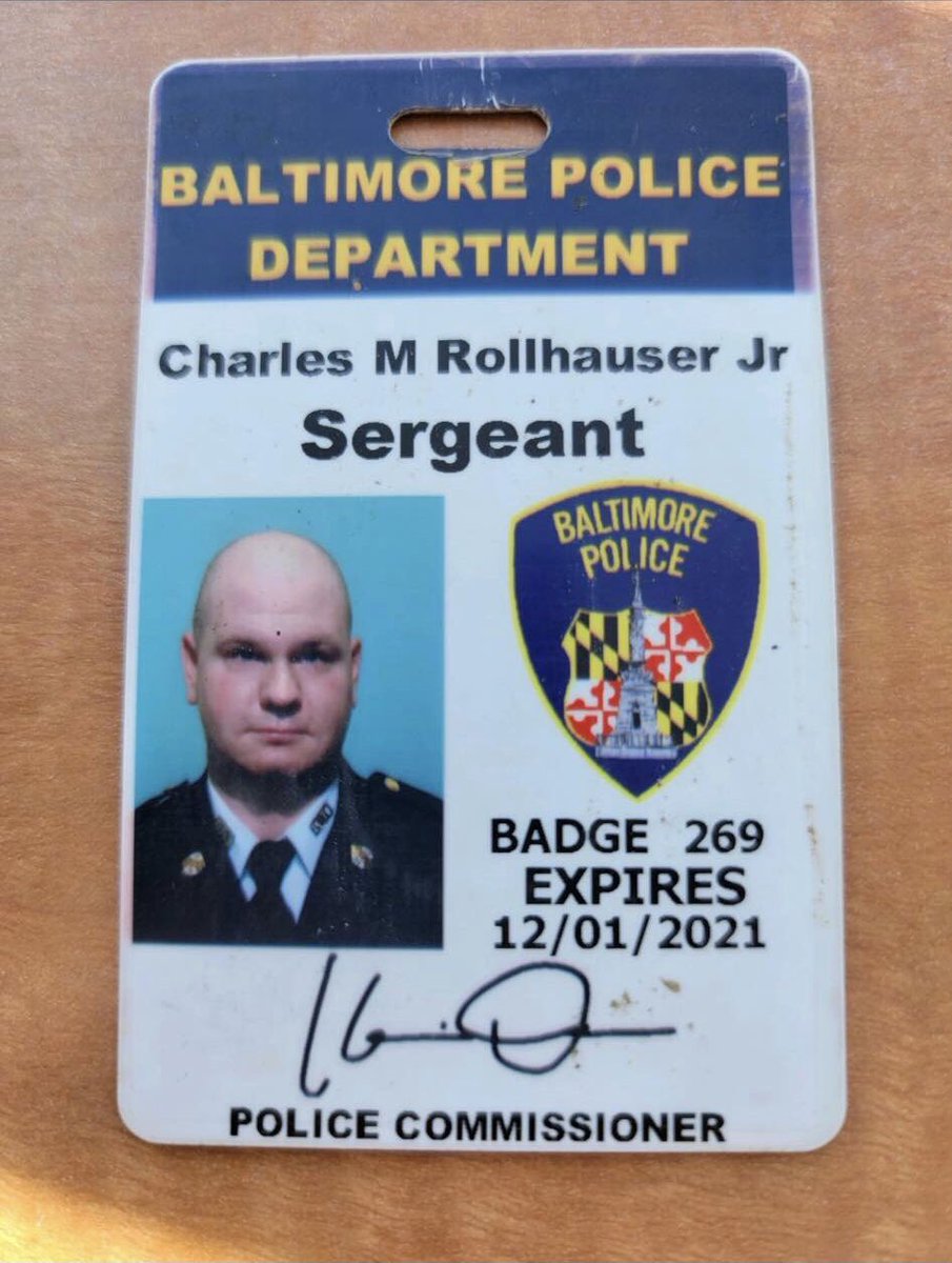 BPSuthard's tweet photo. I lost my battle buddy yesterday. I traveled the world with Mikey in the Army. Today we received a sign. It’s his Police ID card. Look at the expiration date. It’s the same day we lost him. I believe he’s off on his next mission #SelflessServant #GodIsGreat #Brotherhood #Cancer https://t.co/DzOyzQdK9h