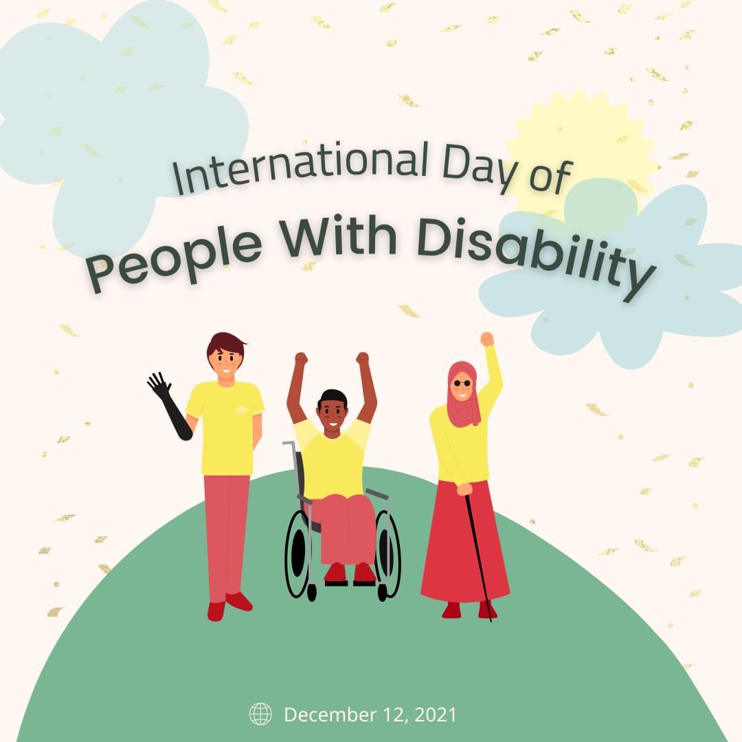 UST_PJAHS's tweet photo. The Philippine Journal of Allied Health Sciences enjoins the worldwide community in celebrating the International Day of Persons with Disabilities. 

#IDPD #idpd #IDPD2021 #EveryoneIncluded #everyoneincluded https://t.co/vOL3e1sUBb