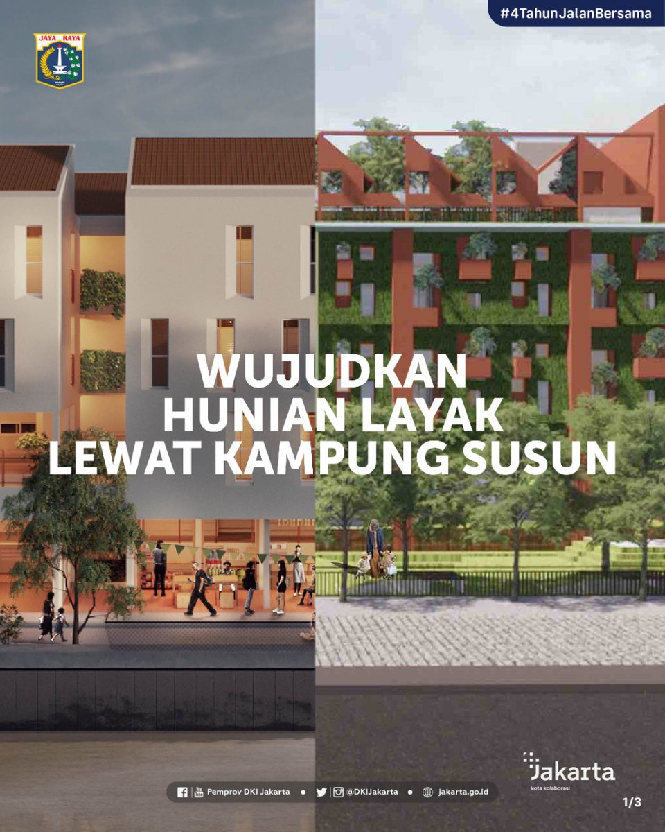tempodotco's tweet photo. Pemprov DKI Jakarta berkomitmen mewujudkan hunian layak untuk membangun masa depan. Setiap rancangan Kampung Susun melibatkan berbagai pihak melalui pendekatan Community Action Plan. Agar sesuai dengan kebutuhan warga.
#KampungSusun
#CommunityActionPlan
#KotaKolaborasi https://t.co/1NETdisDgE