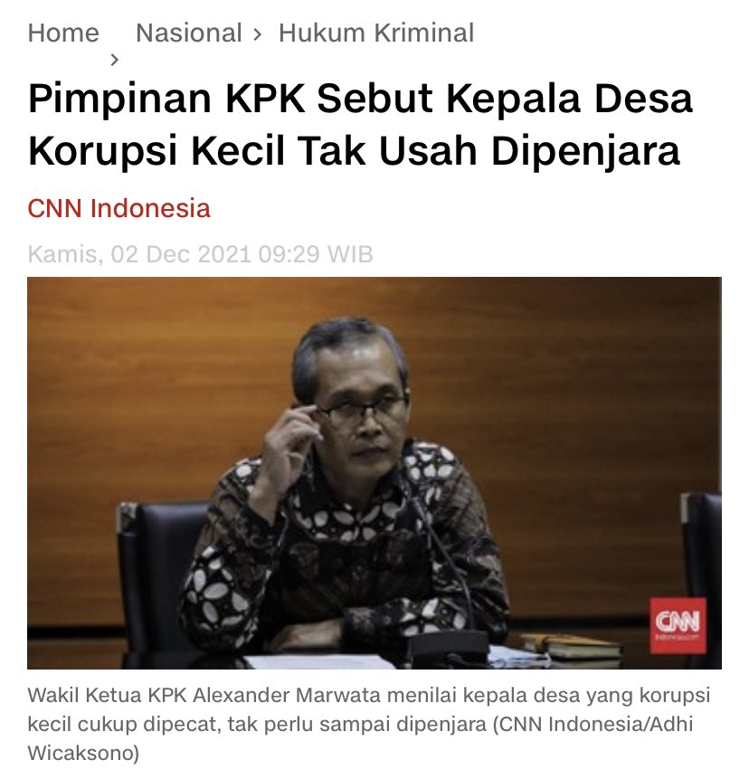 PolJokesID's tweet photo. Bisa-bisanya yha pimpinan KPK ngomong gini. Di Desa mimin makhluk hidup paling korup itu KADESNYA. Bayangin guys bikin KTP BAYAR 200RB https://t.co/6Y9PzWOO7B