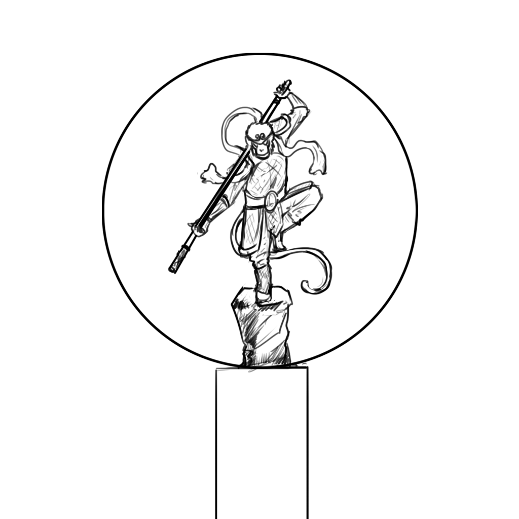 ChewSilver's tweet photo. @BenjaminsGroup My humble opinion will be it's the MONKEY KING(SUN WUKONG). https://t.co/qV5KitOwZa