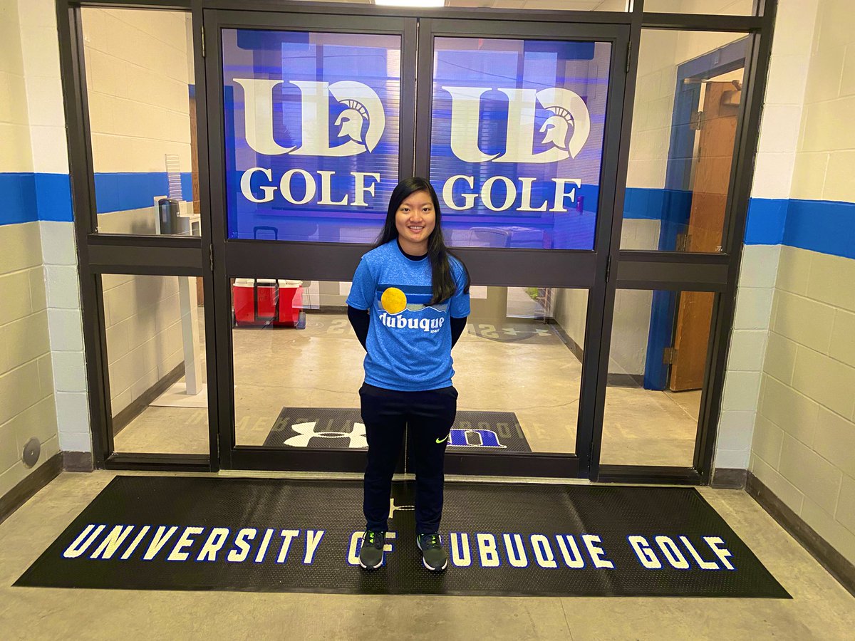 TuckEliz8's tweet photo. I’d like to announce that I will be continuing my academic and athletic journey at the University Of Dubuque! Thank you to my parents for being by my side every step of the way and everyone who has been apart of my life ❤️@PRGirlsGolf1 @UDubuque https://t.co/uQwEi708Nj