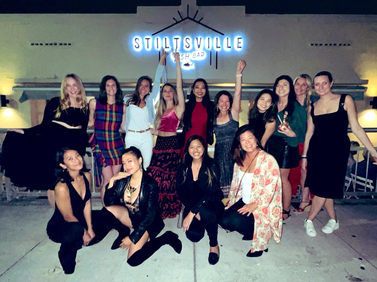 natbrunell's tweet photo. Women’s Dinner hosted by @Okcoin and @hfangca in Miami! Thank you for bringing us together. #ArtBasel 

🧡 #Bitcoin https://t.co/CAojJ4wON0