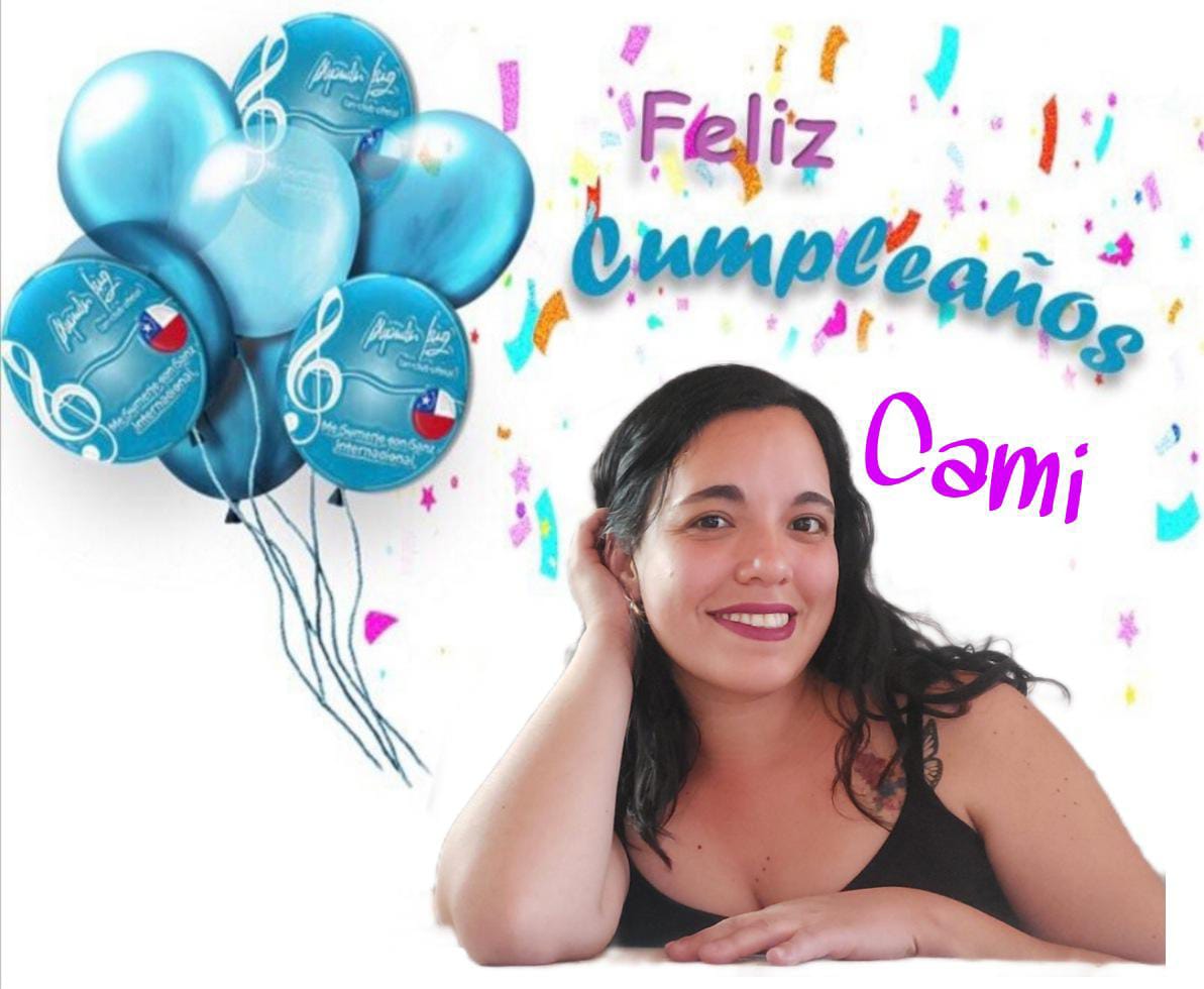 valesumergidach's tweet photo. Feliz vuelta al sol querida @CamiPazCisterna 🥳💙 te deseamos mucha felicidad hoy y siempre🥰 eres una mujer maravillosa,que tu sonrisa siempre ilumine tu pasar. Te queremos mucho 🌻 @AlejandroSanz te estaremos esperando 📬🙏
#happybirthday 
#felizcumpleaños 
#SumergidASenAcción https://t.co/8SzDURXbLm