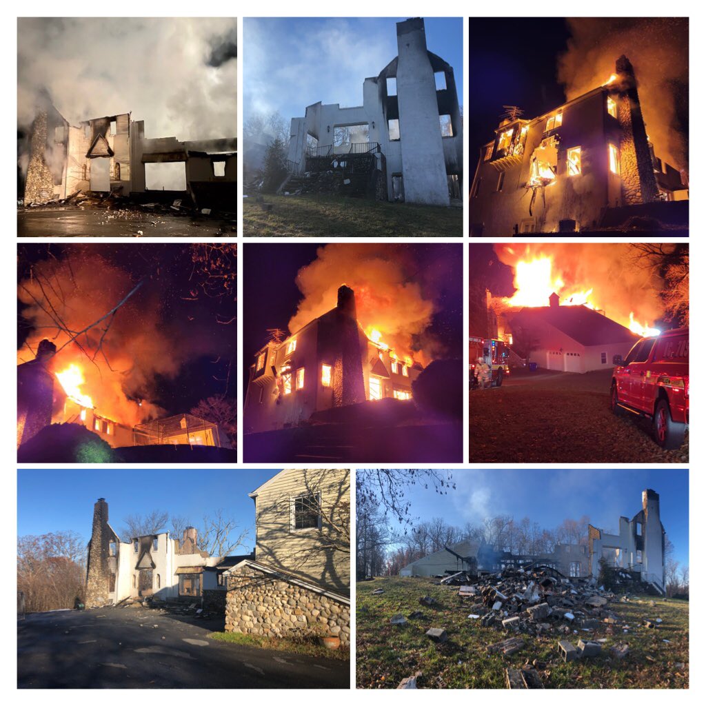 mcfrsPIO's tweet photo. Update (11/23) Big Woods Rd, house fire; CAUSE, accidental, homeowner using smoke to manage snake infestation, it is believed heat source (coals) too close to combustibles; AREA of ORIGIN, basement, walls/floor; DAMAGE, >$1M; no human injures; snake status undetermined https://t.co/HIYOegJJT6