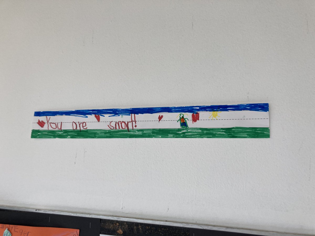 MrsVan42's tweet photo. After reading “The Word Collector” by Peter Reynolds, K-1 spread some kind words through our school!  We may not get to see the happiness they’ll bring but our hearts know we could make someone’s day brighter.  💜 @Nokobulldogs @SachemSchools @SachemSEL https://t.co/NJm2bck3wI