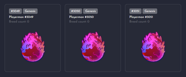 PenginNft's tweet photo. @playermons Just got my three! #nftcollector #NFT https://t.co/foheq0Y3H1