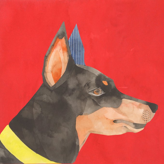 ドーベルマンのtwitterイラスト検索結果