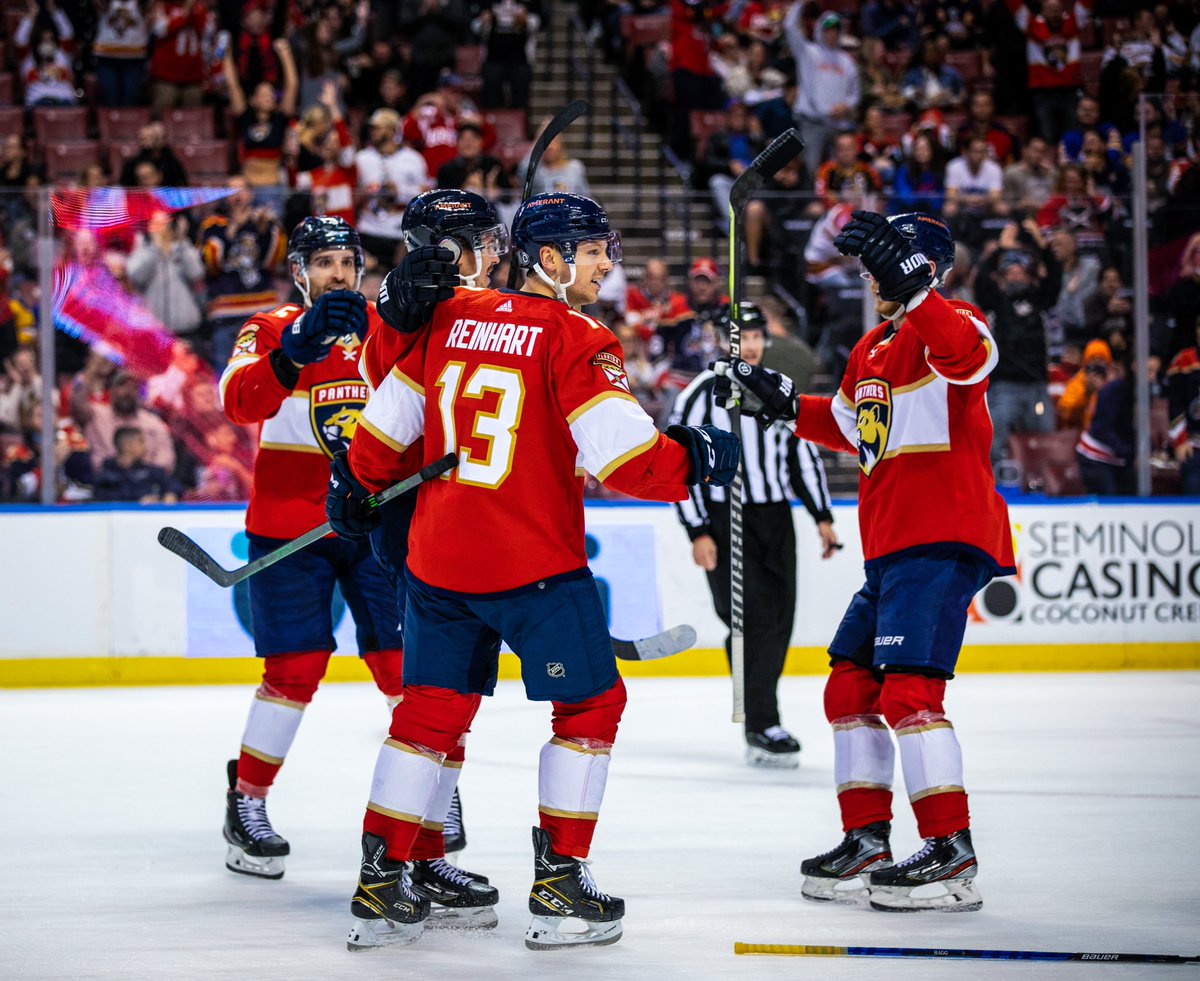 FlaPanthers's tweet photo. These Cats just don’t quit 🔥 https://t.co/3Lz4iLmVtn