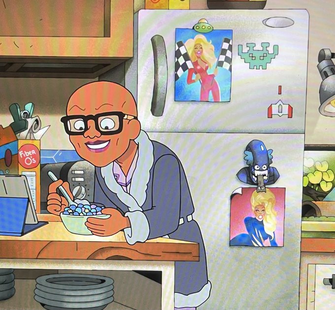 rupaul as mr x in amphibia is so…💀 