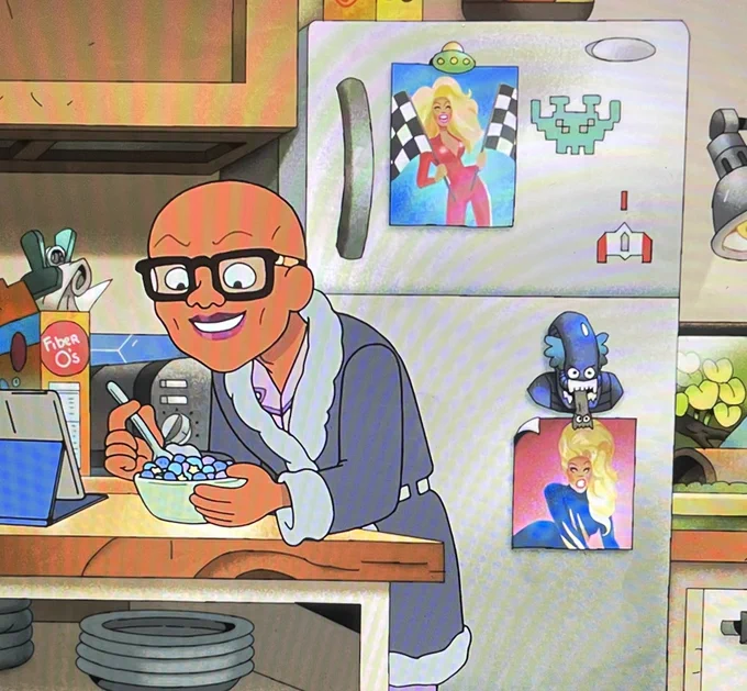 rupaul as mr x in amphibia is so…💀 