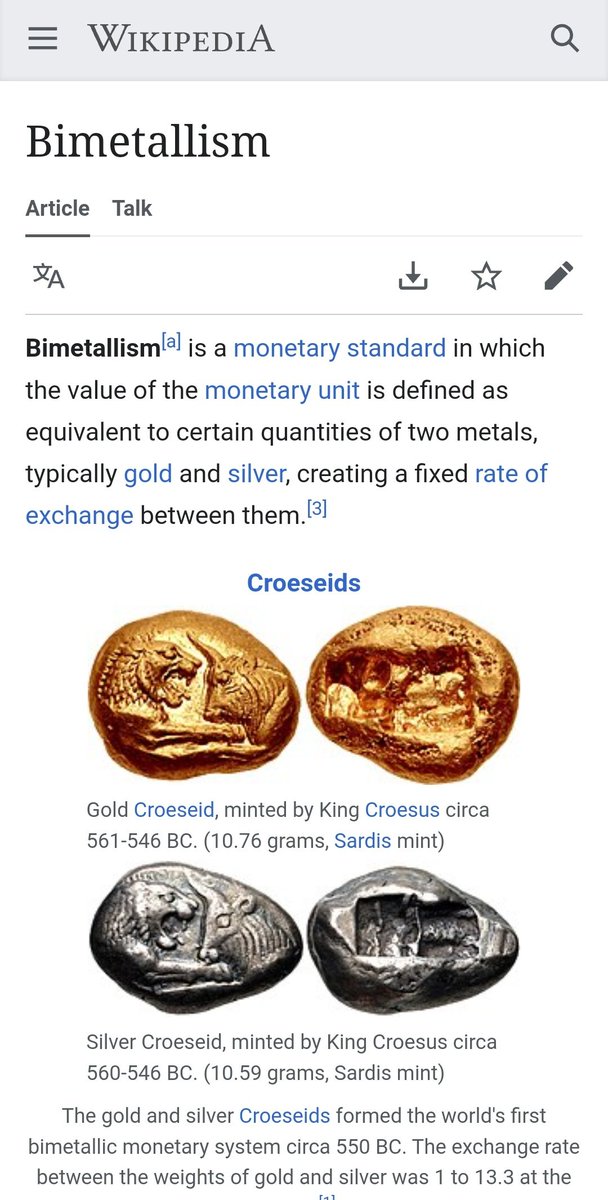Bring back bimetallism