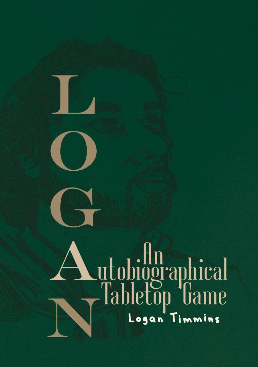 ink_and_stories's tweet photo. Ok you can have a sneak peek cos I'm over the moon rn. 

Here's the front cover of LOGAN: An Autobiographical Tabletop Game.

Layout by @DinoberryJam. Art by me. Made possible by me and 83 backers.

#AutoBioTTRPG is my proudest work, and I'm humbled and overjoyed right now 🌱✨🌸 https://t.co/yiJoQWPFzL