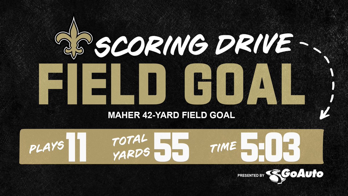 Saints's tweet photo. It's good! @BrettMaher2 kicks the 42-yarder.

#DALvsNO | https://t.co/7BKRZf5gja https://t.co/bXVVkRUaKv