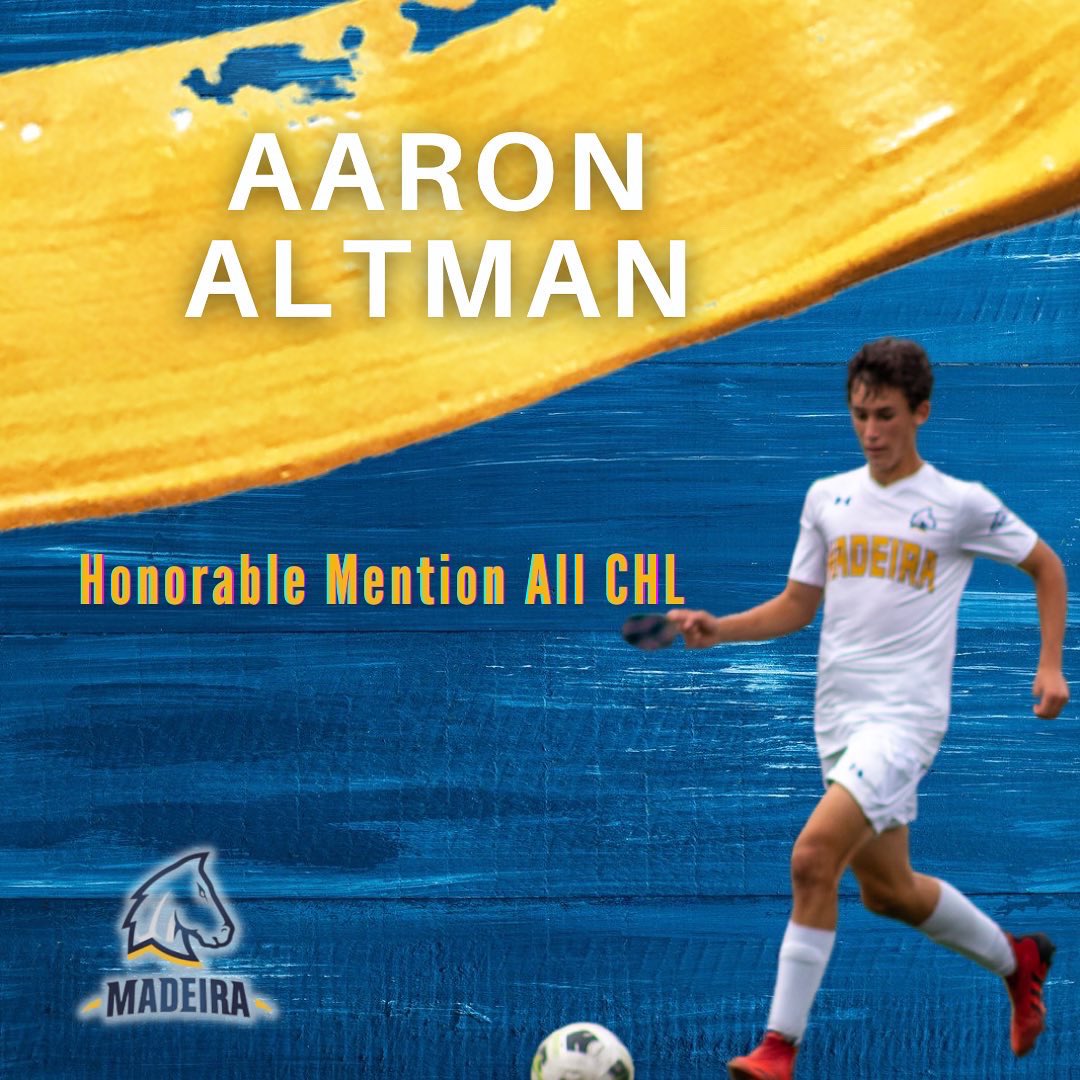 Final player honors go to Garrett Smith and Aaron Altman for being named Honorable Mention All CHL <a href="/madeiraath/">Madeira Ath Dept.</a> <a href="/Garrett16400169/">Garrett Smith</a>