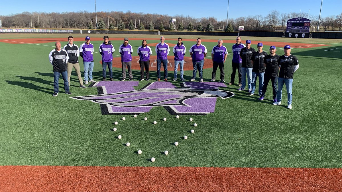 UW-Whitewater baseball, football and men's basketball coaching staffs - Jerseys for Jackson from Waukesha - December 3, 2021.