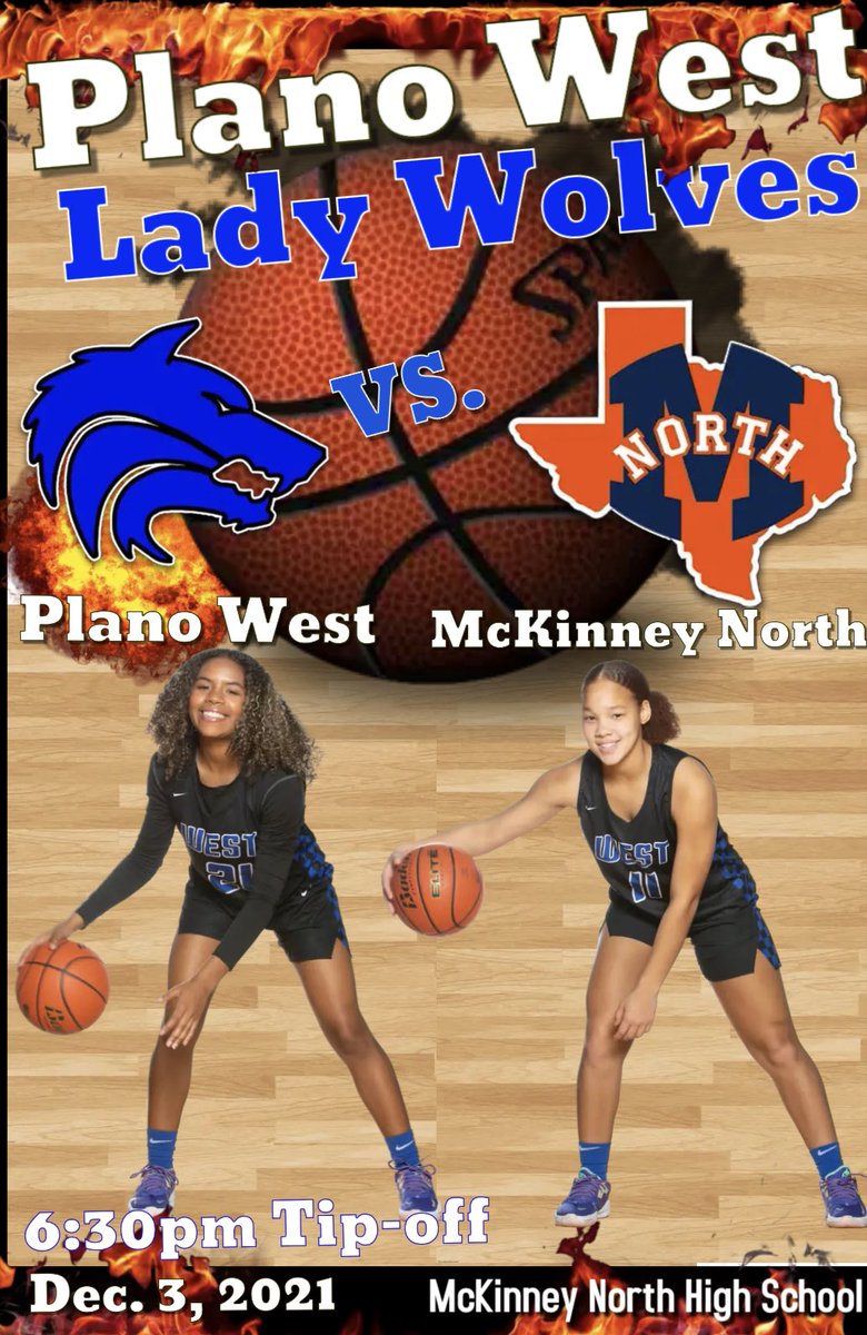 Plano West Lady Wolves BBall (@pwladywolves) on Twitter photo Plano West ๐๐ค๐๐ค
vs
McKinney North
๐ Friday, December 3, 2021
โฐ 6:30pm tip-off
๐ 2550 Wilmeth Rd McKinney, TX 75071
๐ TicketSpicket.com
<a href="/monicamarshh/">Monica Marsh</a> <a href="/avaxshane/">Ava Shane</a> <a href="/BrezovskyAva/">Ava Brezovsky</a> <a href="/Khamryn_Hopkins/">Khamryn Hopkins</a> <a href="/HibaMalkawi/">Hiba</a> <a href="/maggie_lugano/">Maggie Lugano</a> <a href="/harley__h33/">Harley</a> <a href="/jessicafurman16/">jessicafurman12</a> Plano West ๐๐ค๐๐ค
vs
McKinney North
๐ Friday, December 3, 2021
โฐ 6:30pm tip-off
๐ 2550 Wilmeth Rd McKinney, TX 75071
๐ TicketSpicket.com
<a href="/monicamarshh/">Monica Marsh</a> <a href="/avaxshane/">Ava Shane</a> <a href="/BrezovskyAva/">Ava Brezovsky</a> <a href="/Khamryn_Hopkins/">Khamryn Hopkins</a> <a href="/HibaMalkawi/">Hiba</a> <a href="/maggie_lugano/">Maggie Lugano</a> <a href="/harley__h33/">Harley</a> <a href="/jessicafurman16/">jessicafurman12</a>