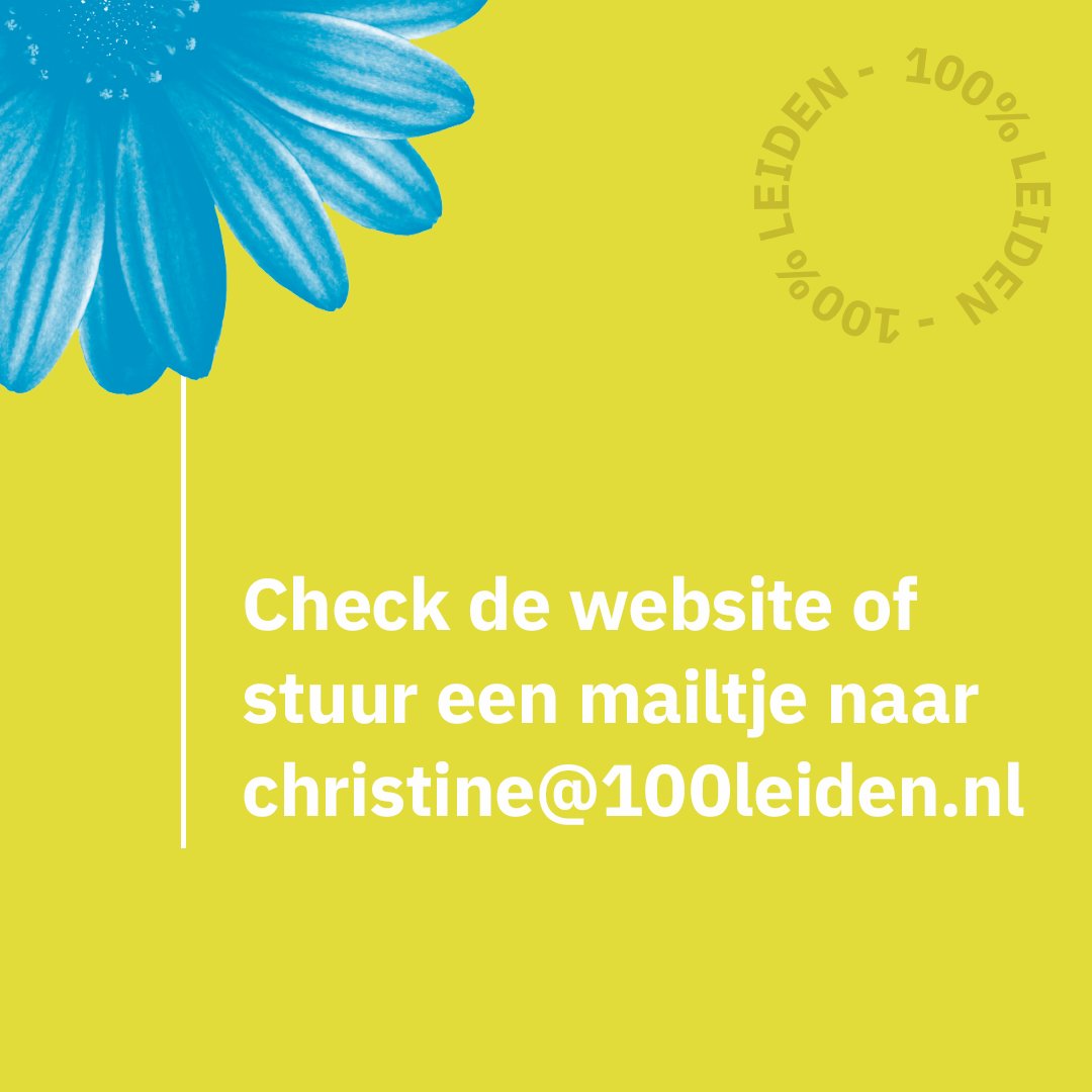 Werken voor het leukste communicatiebureau van Leiden? 👀 Nu is jouw kans! We zijn namelijk op zoek naar niet één, maar twee nieuwe toppers in de functie van…

… SEA Specialist 💻
… Content marketeer 📱

Check onze website &amp; solliciteer: 100leiden.nl/vacatures/