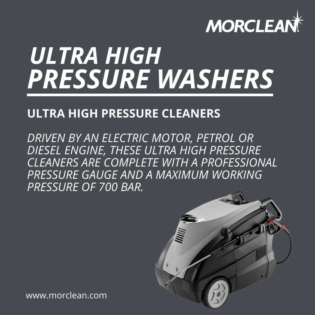 These robust, ultra powerful #pressurecleaners are capable of carrying out extreme work and are perfect for operating in the #buildingsector, on #constructionsites, in the #shipbuildingindustry, for #industrial and #urbancleaning, the cleaning of #sewerpipes and for #roadworks 💧